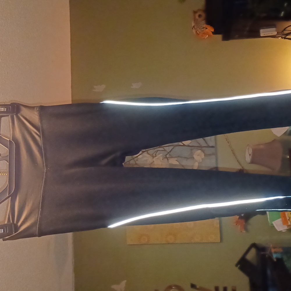 3/$12 Jessica Simpson faux leather look warm up leggings